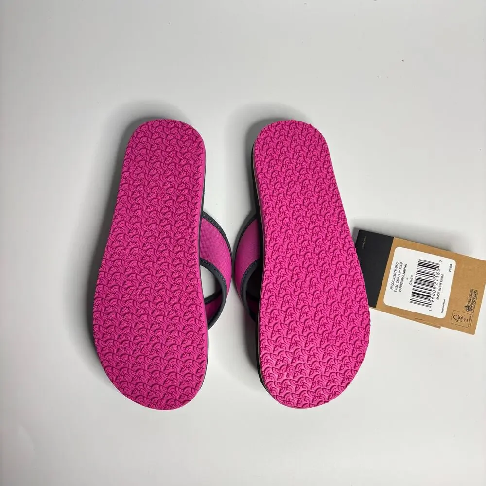 The North Face Youth Base Camp Flip Flops, Vanadis Grey/Linaria Pink